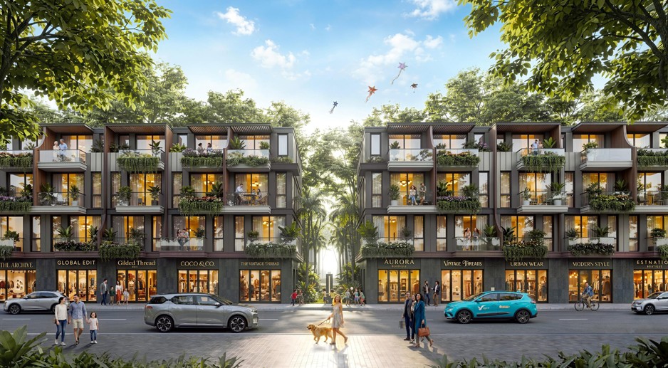 nhà phố vinhome hóc môn