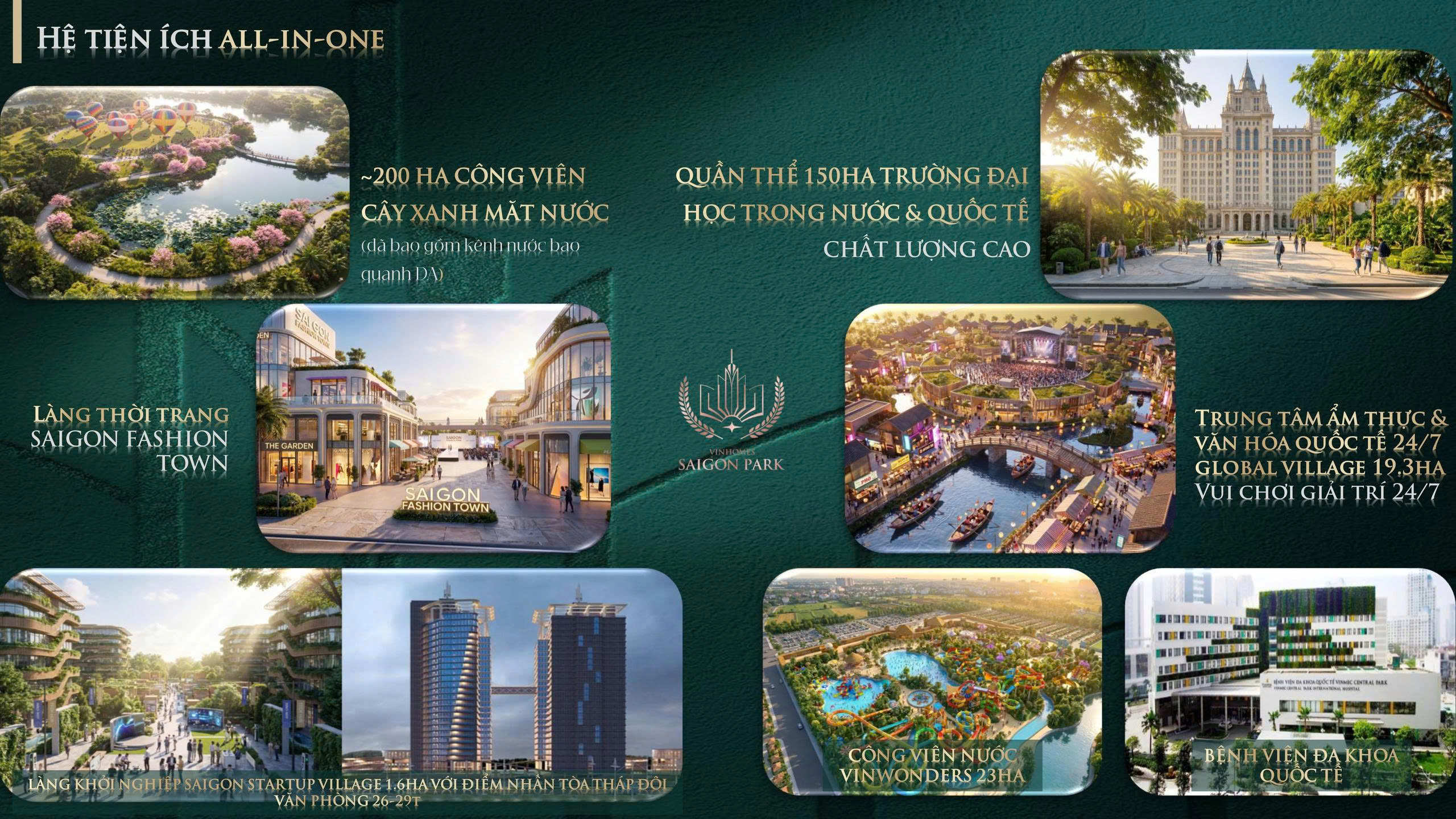 tiện ích vinhomes saigon park